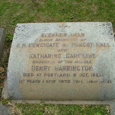 NEWDIGATE Eleanor Imar -1953