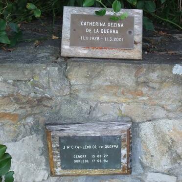 QUERRA J.W.C., de la 1922-1992 &amp; Catherina Gezina 1928-2001