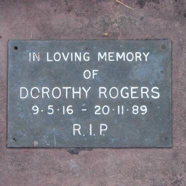 ROGERS Dorothy 1916-1989