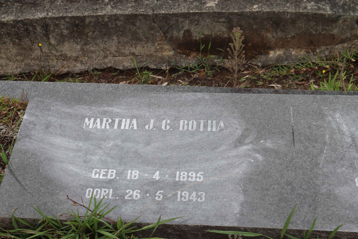 BOTHA Martha J.C. 1895-1943
