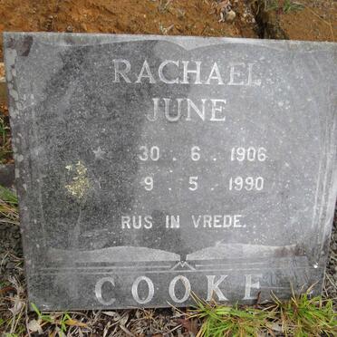 COOKE Rachel June 1906-1990