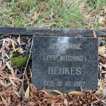 BEUKES Jessemina nee KITCHING 1867-?