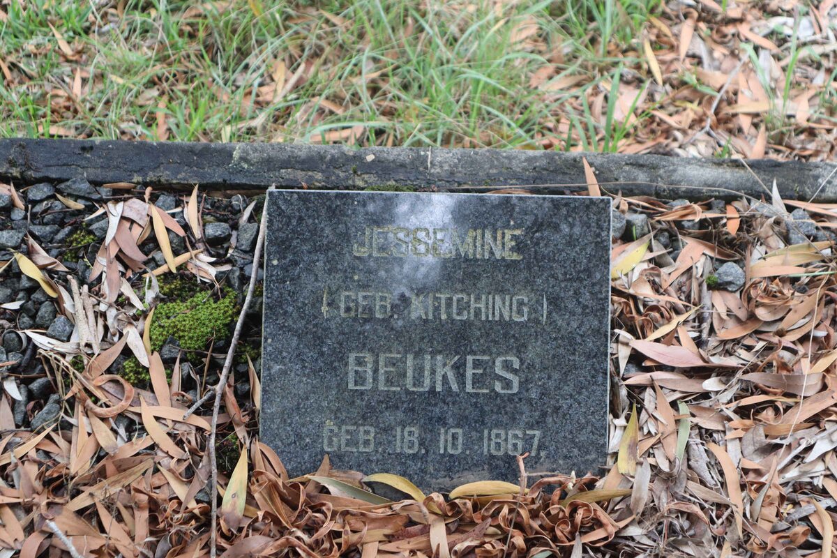 BEUKES Jessemina nee KITCHING 1867-?