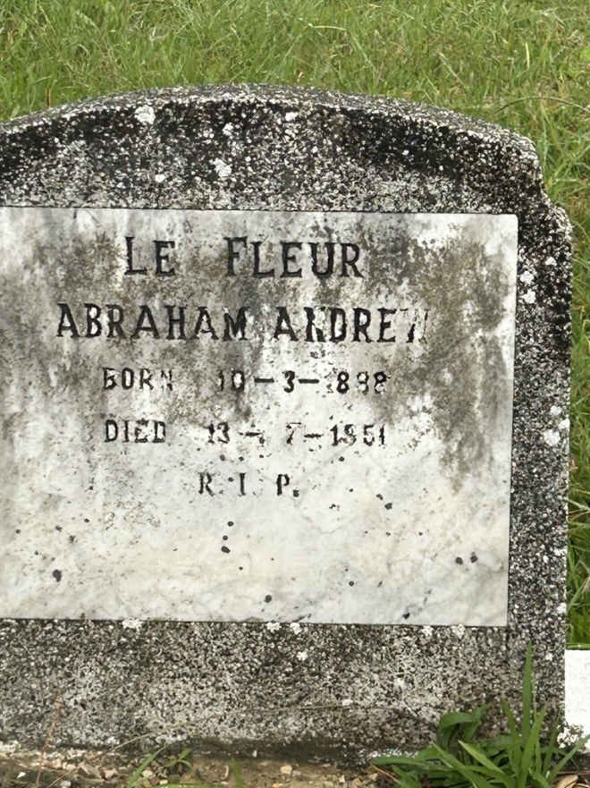 FLEUR Abraham Andrew, le 1888-1951