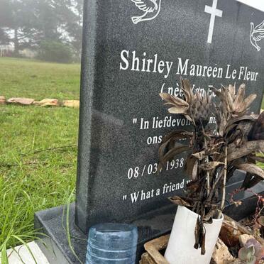 FLEUR Shirley Maureen, le nee VAN EEDEN 1938-2015