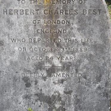 BEST Herbert Charles -1889