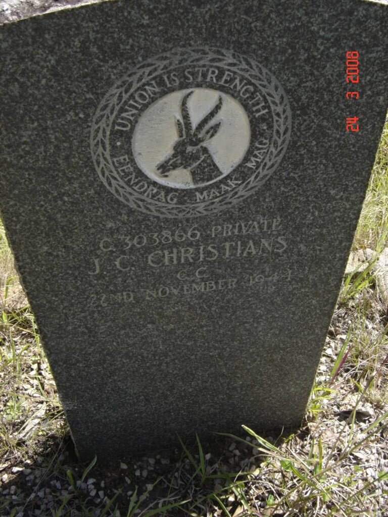 CHRISTIANS J.C. -1944