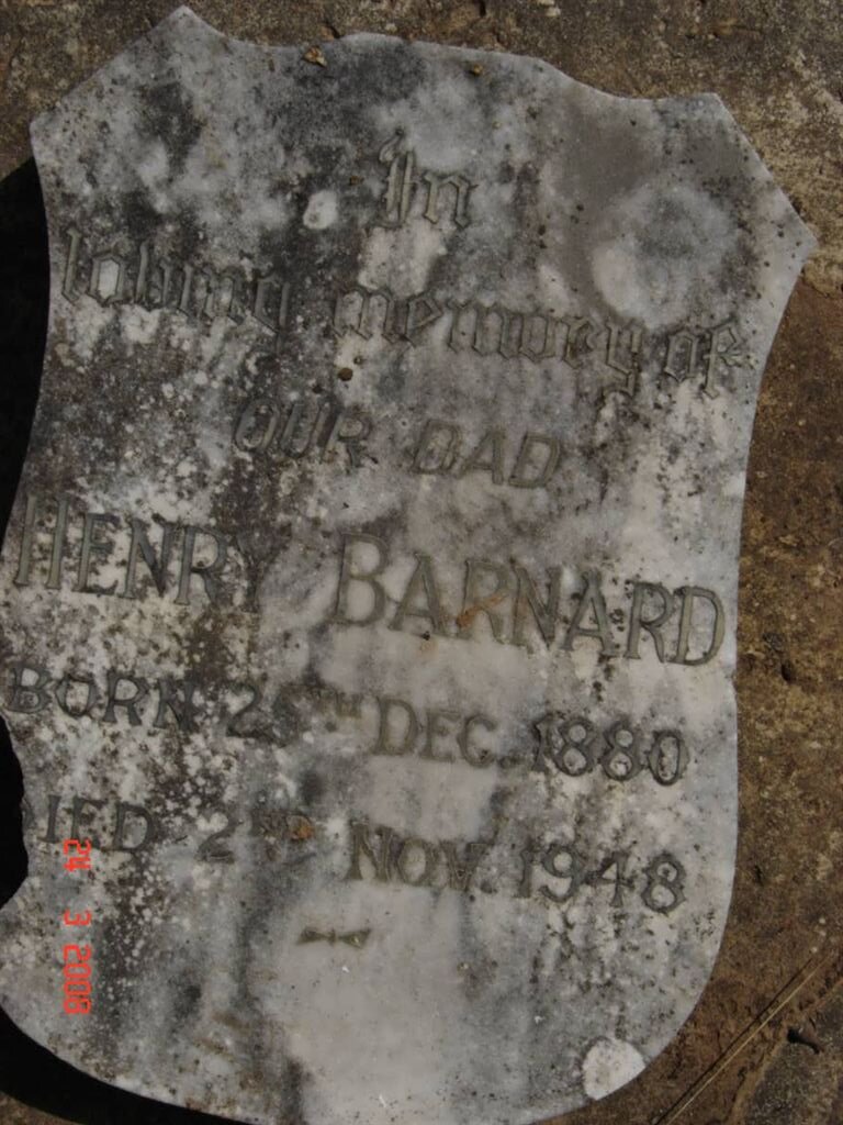 BARNARD Henry 1880-1948