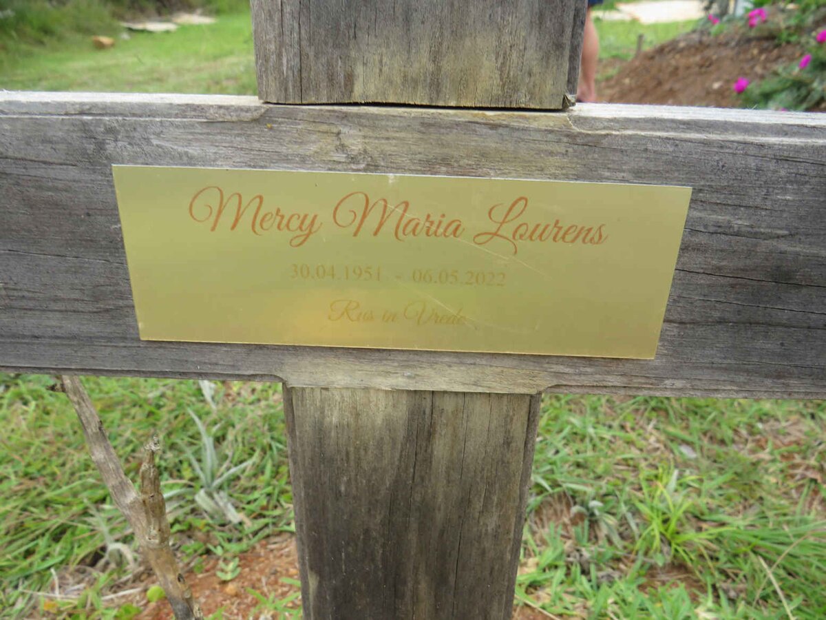 LOURENS Mercy Maria 1951-2022