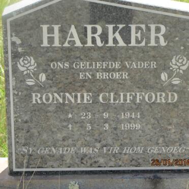 HARKER Ronnie Clifford 1944-1999