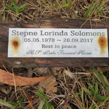 SOLOMONS Stepne Lorinda 1978-2017
