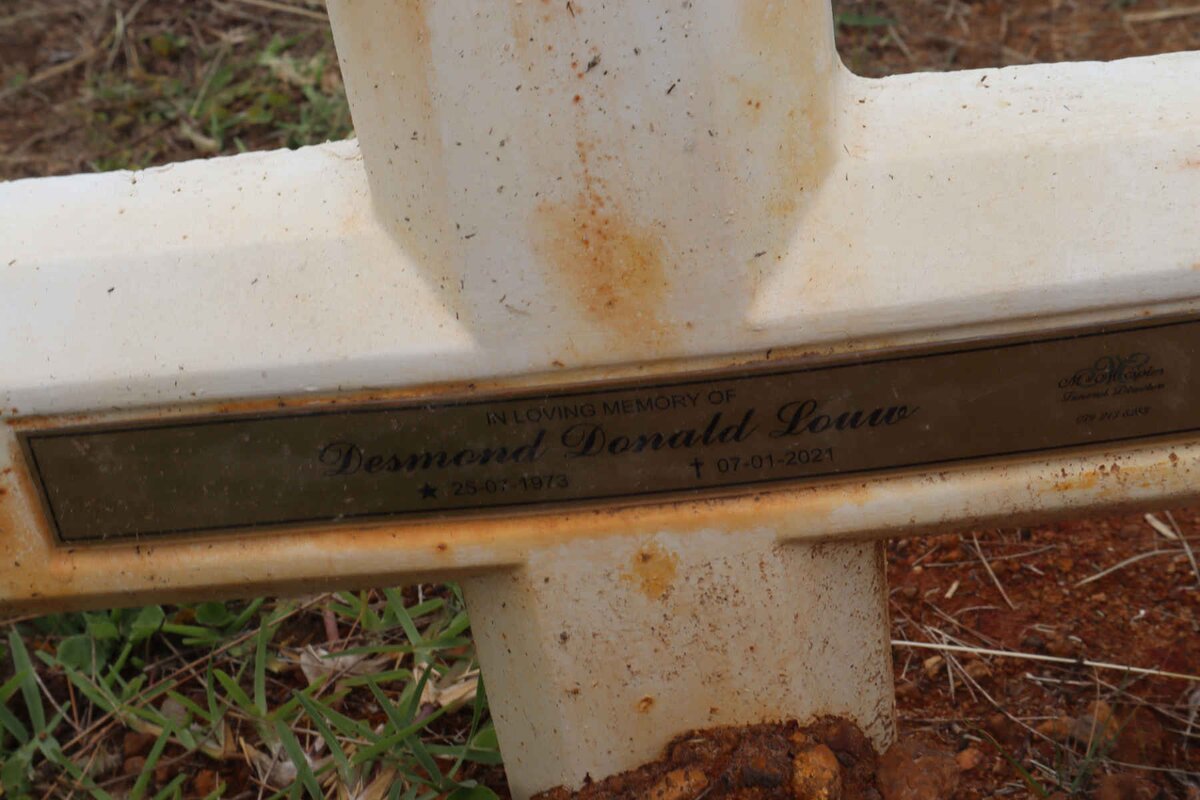 LOUW Desmond Donald 1973-2021
