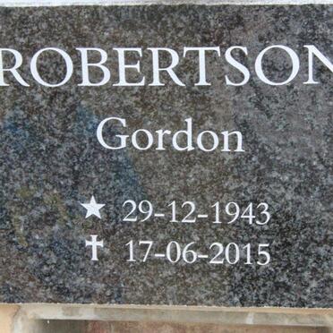 ROBERTSON Gordon 1943-2015