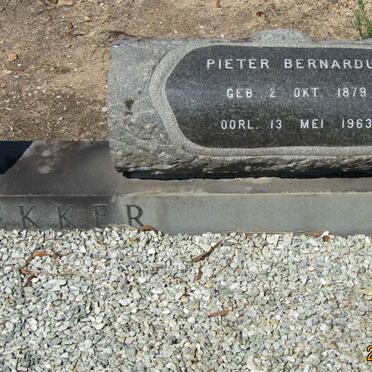 BEKKER Pieter Bernardus 1879-1963 &amp; Anna Dorethea MEYER 1887-1969