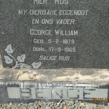 BENCE George William 1879-1965