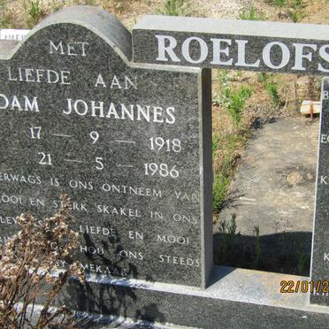 ROELOFSE Adam Johannes 1918-1986