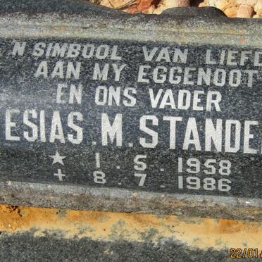 STANDER Esias M. 1958-1986