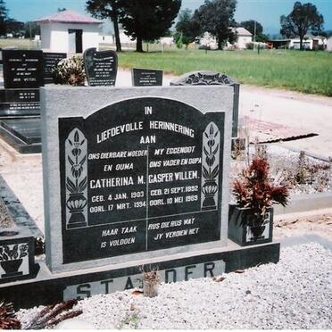 STANDER Casper Willem 1892-1969 &amp; Catharina M. 1903-1994