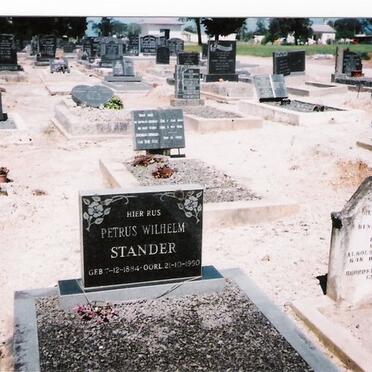 STANDER Petrus Wilhelm 1884-1950