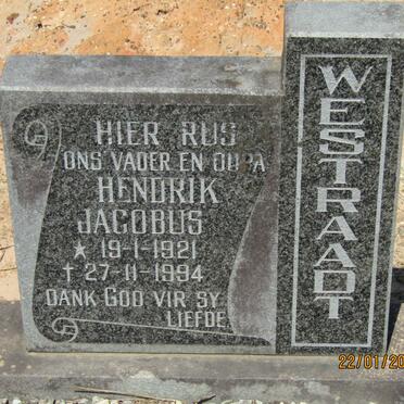 WESTRAADT Hendrik Jacobus 1921-1994