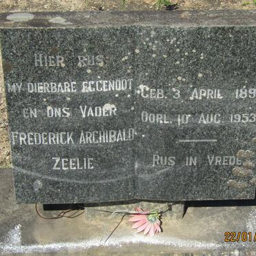 ZEELIE Frederick Archibald 1891-1953