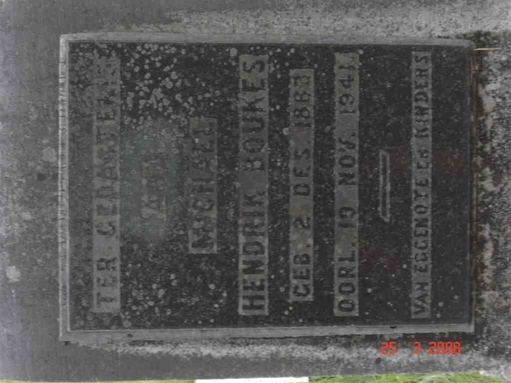 BOUKES Michael Hendrik 1883-1941