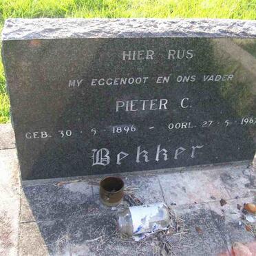 BEKKER Pieter C. 1896-1967