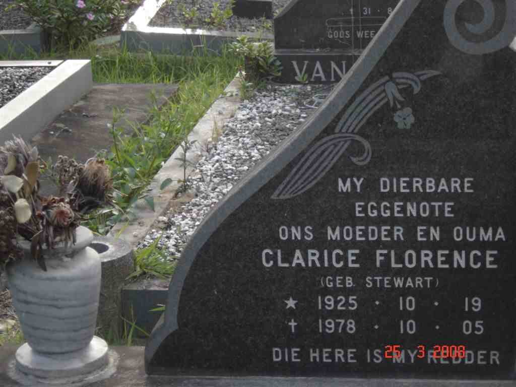 BLIGNAUT Clarice Florence nee STEWART 1925-1978