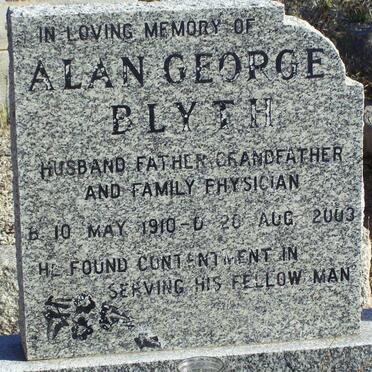 BLYTH Alan George 1910-2003