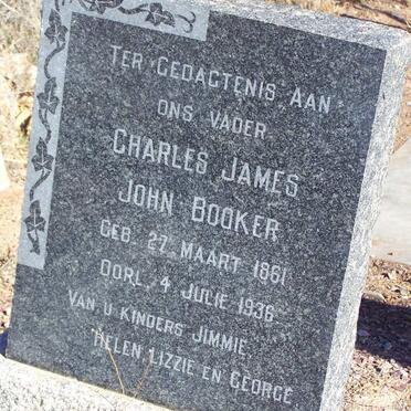 BOOKER Charles James John 1861-1936