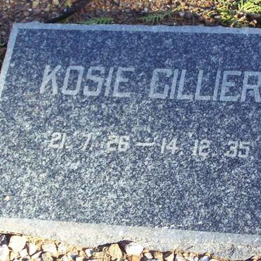 CILLIERS Kosie 1926-1935