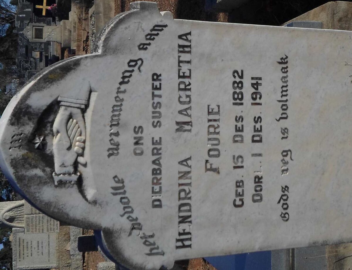 FOURIE Hendrina Magretha 1882-1941