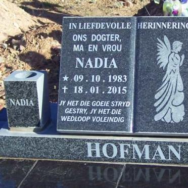 HOFMAN Nadia 1983-2015