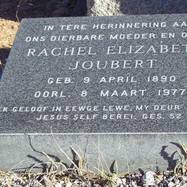 JOUBERT Rachel Elizabeth 1890-1977