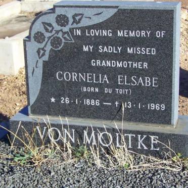 MOLTKE Cornelia Elsabe, von nee DU TOIT 1886-1969