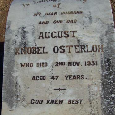 OSTERLOH August Knobel -1931