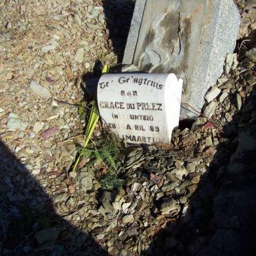 PREEZ Grace, du nee HUNTER 1895-1925