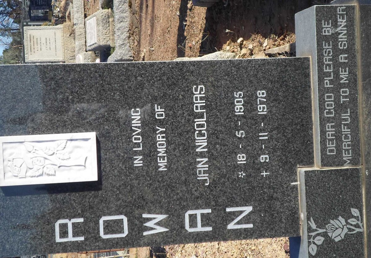 ROWAN Jan Nicolaas 1905-1978