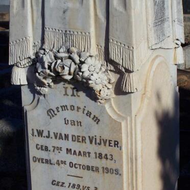 VIJVER J.W.J., van der 1843-1909