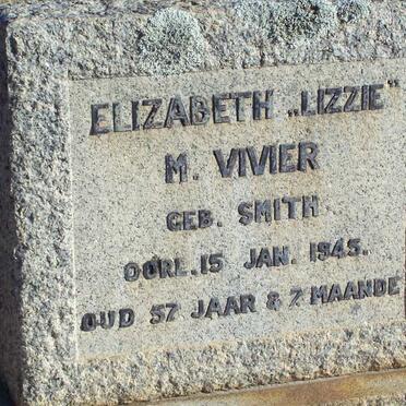VIVIER Elizabeth nee SMITH -1945