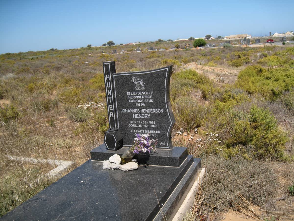 HUNTER Johannes Henderson Hendry 1963-2003