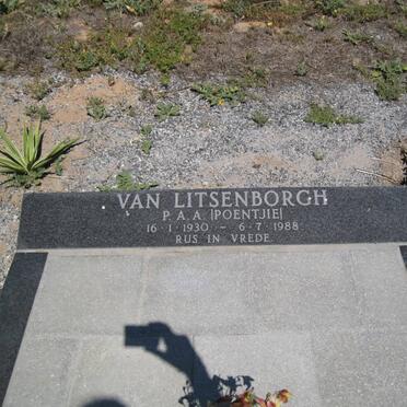 LITSENBORGH P.A.A., van 1930-1988