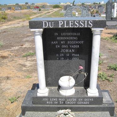PLESSIS Johan, du 1944-1993
