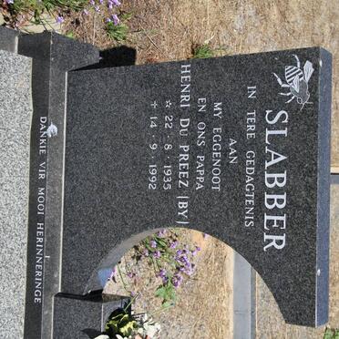 SLABBER Henri Du Preez 1935-1992