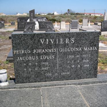 VIVIERS Petrus Johannes Jacobus Louis 1908-1985 &amp; Gloudina Maria DU TOIT 1906-1998