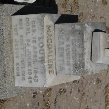 LOUW Merentia Magdalene 1943-1945