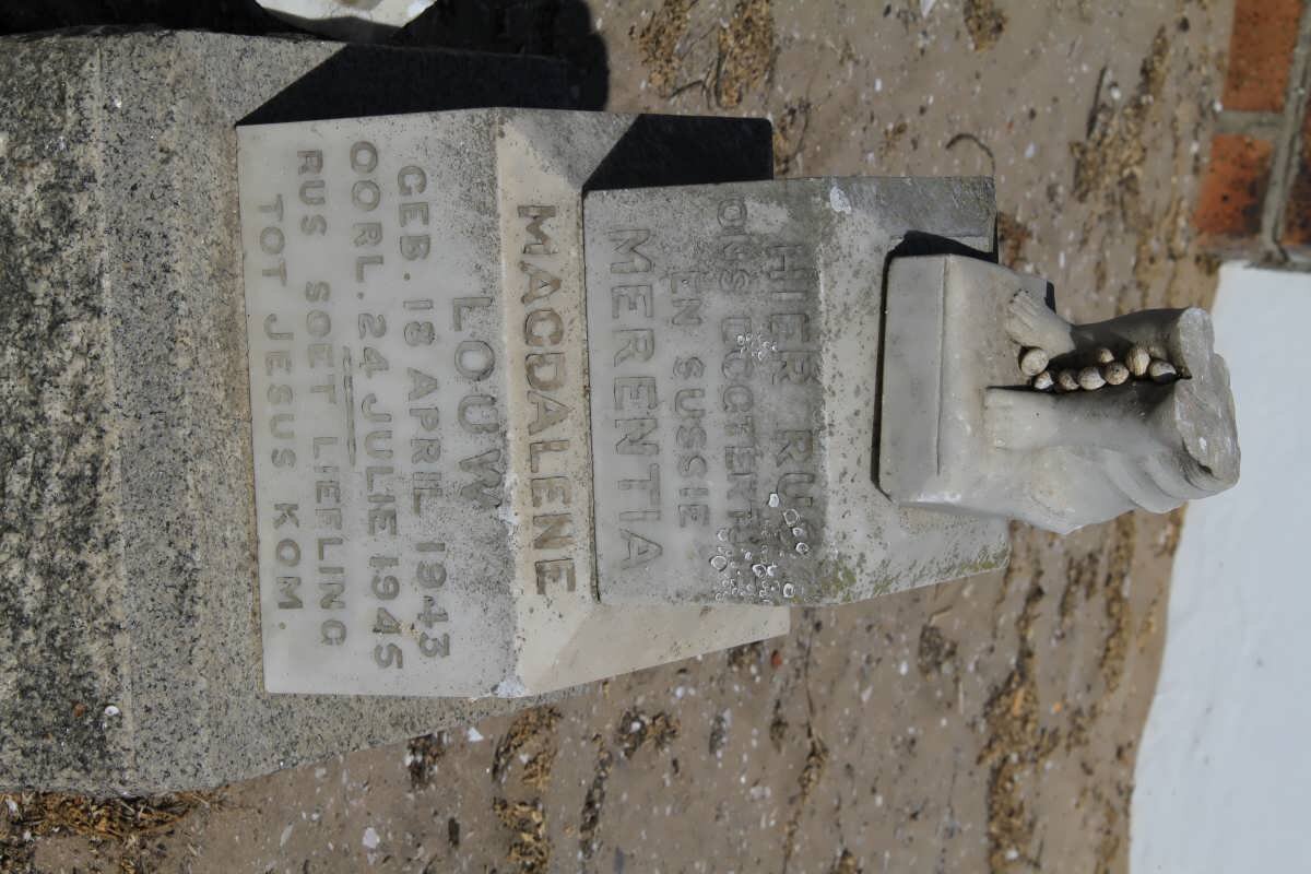 LOUW Merentia Magdalene 1943-1945