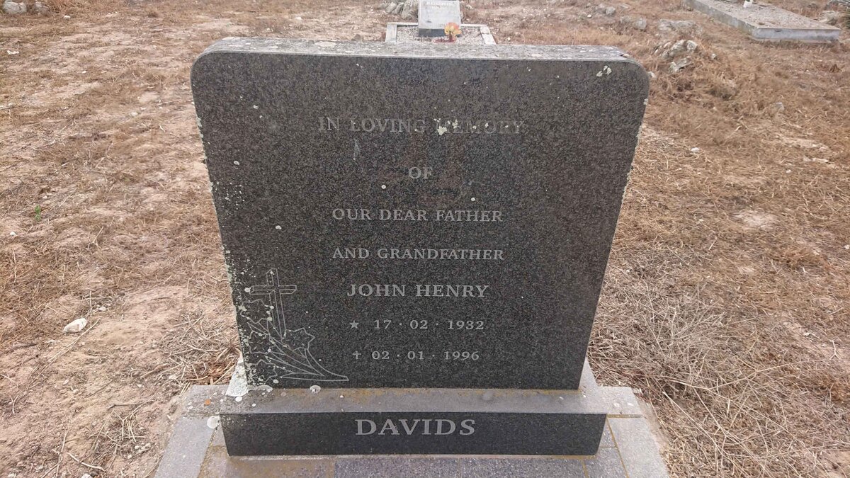 DAVIDS John Henry 1932-1996