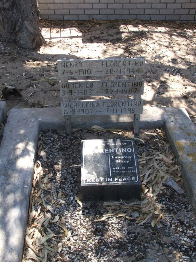 FLORENTINO Domenico 1903-1987 :: FLORENTINO Wilhelmina 1907-1995 :: FLORENTINO Henry 1910-1944