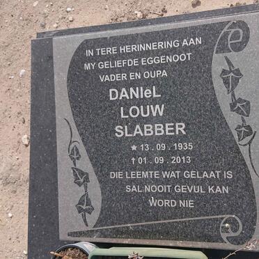 SLABBER Daniel Louw 1935-2013